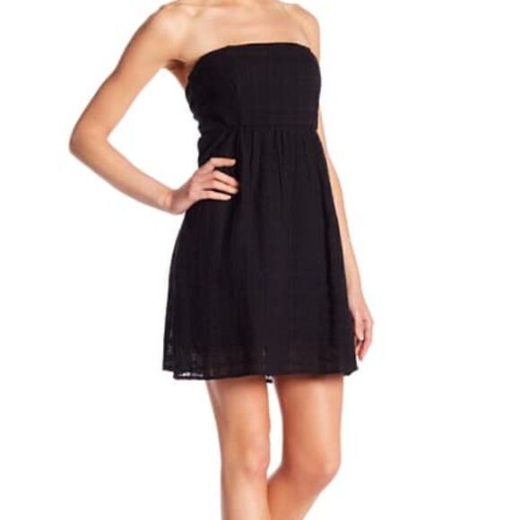 Socialite Dresses & Skirts - Socialite Strapless Tie Back Dress, Small, Black, NWT